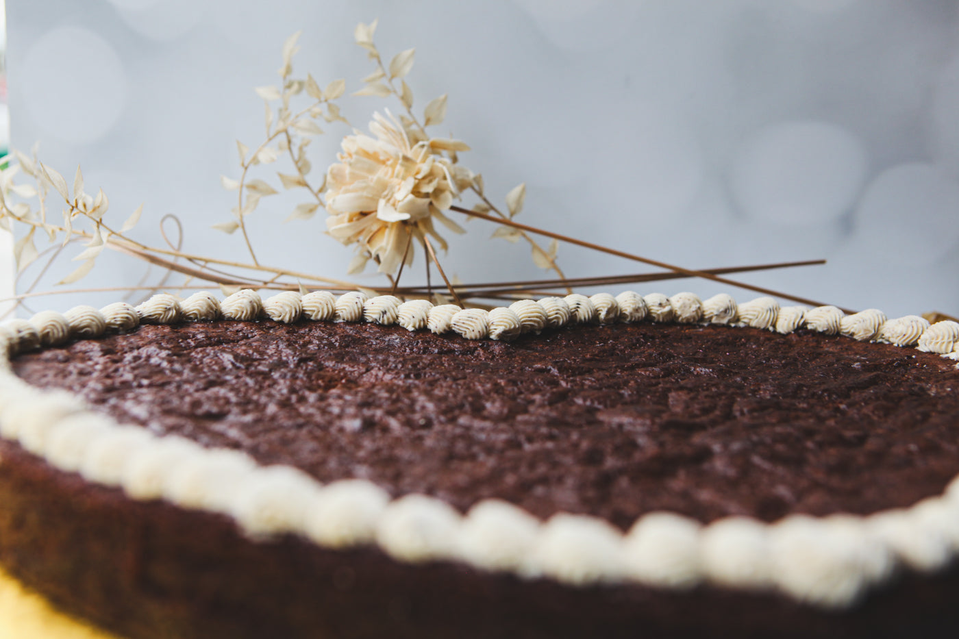 Chocolate Heart Brownie Cake