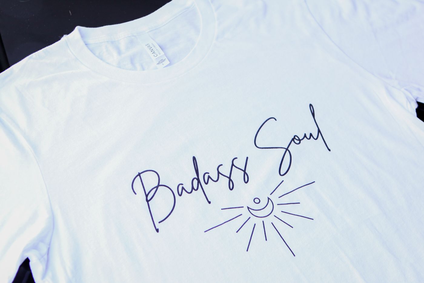 Radiant Badass Soul Short Sleeve T-Shirt, White