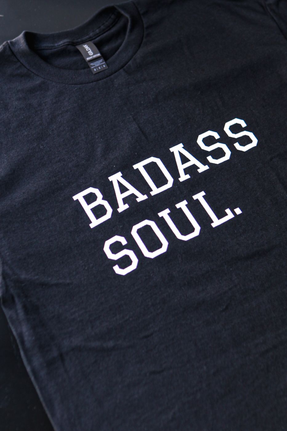 Badass Soul Short Sleeve T-Shirt, Black