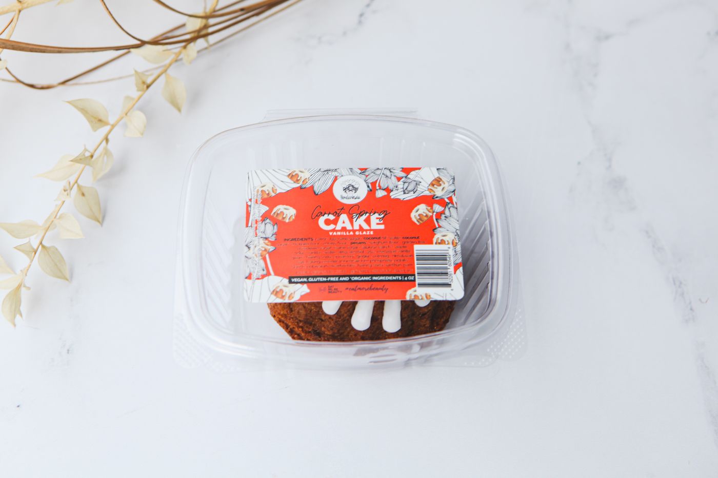 Carrot Spring Cake, 4 Mini Bundts