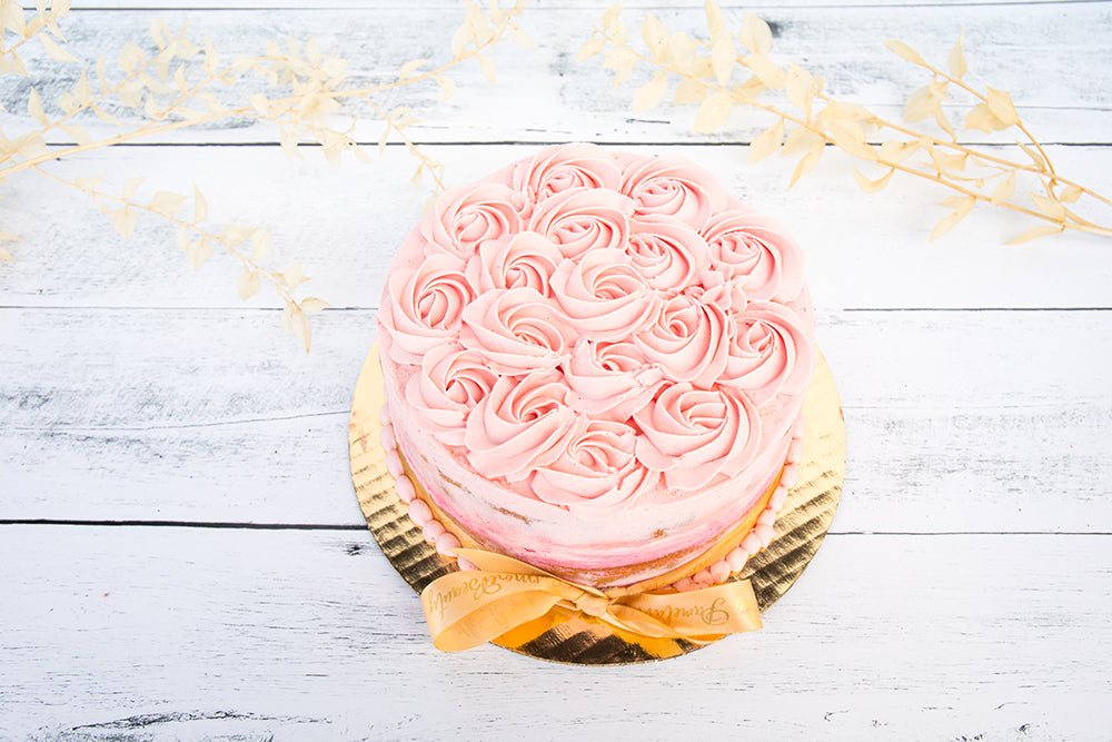 Birthday Cake: Blush &amp; Rose